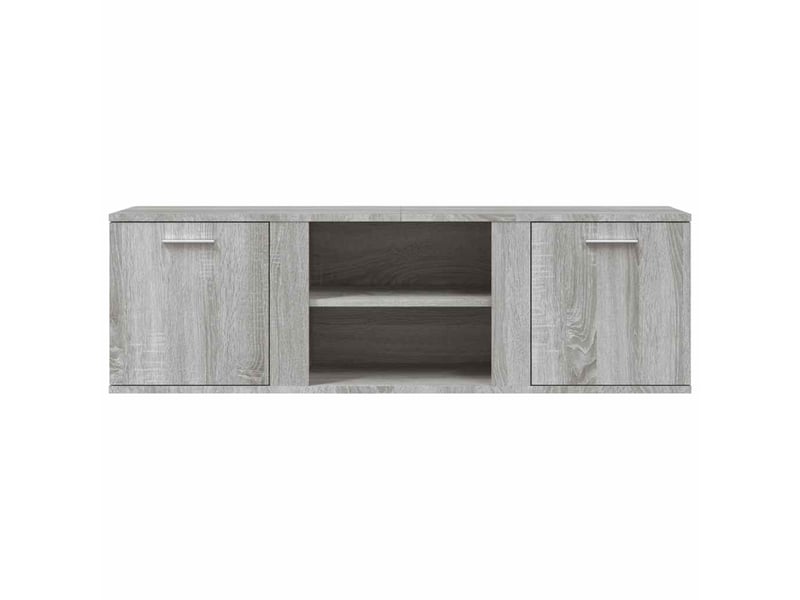  Meuble tv - banc tv - meuble de rangement sonoma gris 120x34x37 cm bois d'ingénierie  - Conforama D