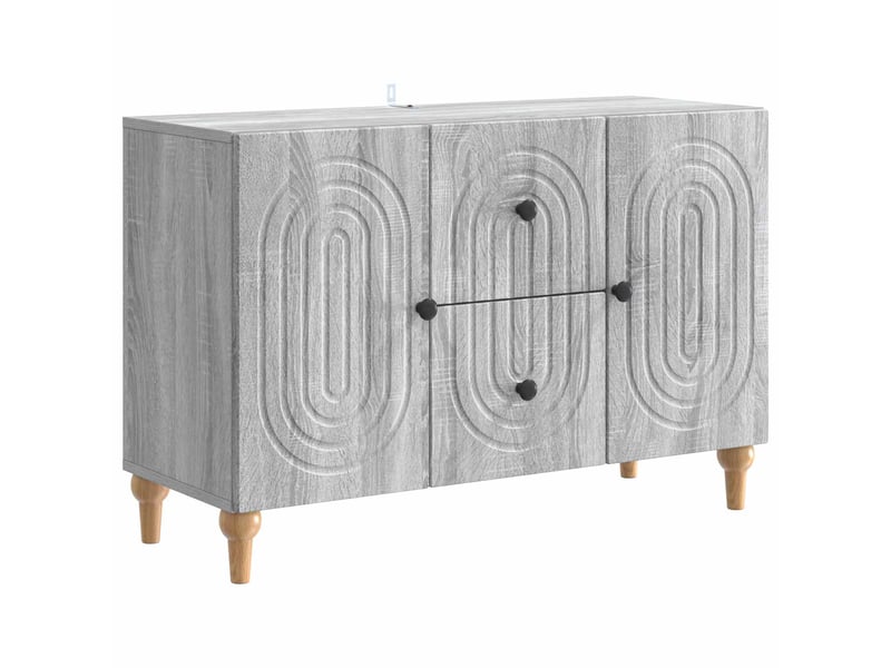  Meuble tv - banc tv - meuble de rangement sonoma gris 89 x 34,5 x 60 cm bois d'ingénierie  - Conforama A