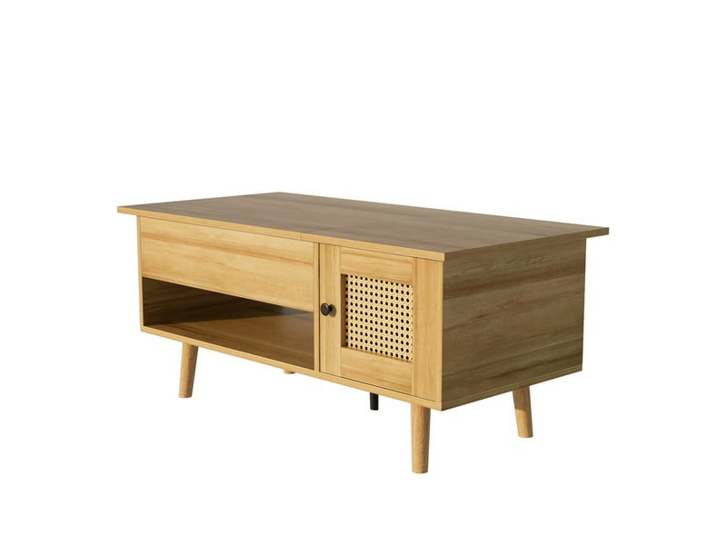  Table basse relevable 103 x 50 cm en panneau de particules  - Conforama W