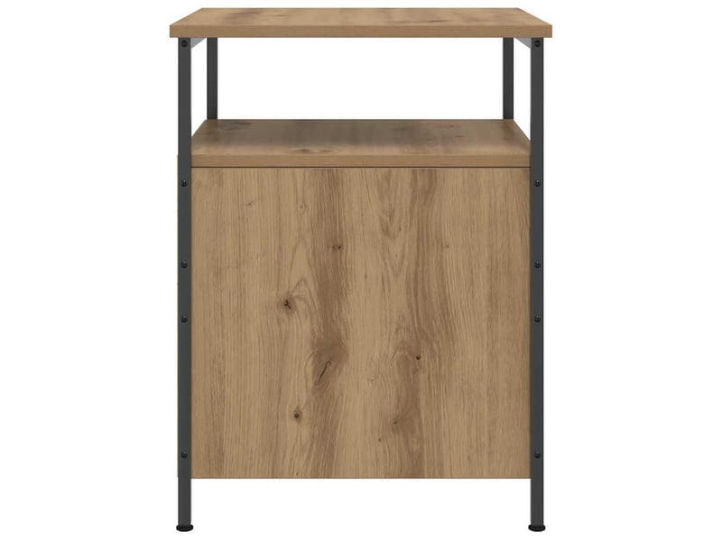  Lot de 2 tables de chevet - cabinet de chevet - table de nuit chêne artisanal bois d'ingénierie  - Conforama E