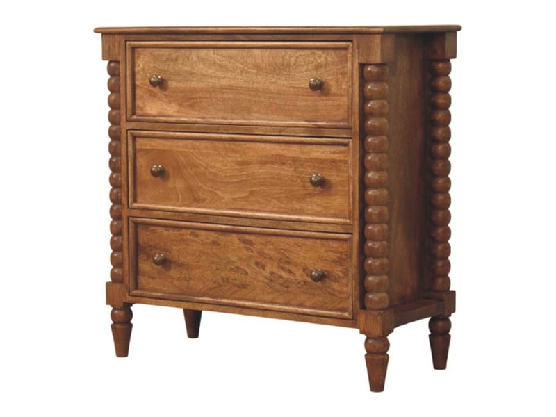  Artisan furniture commode spindle en bois massif  - Conforama A