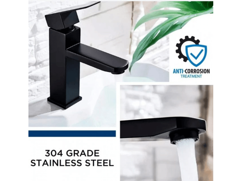  Robinet mitigeur noir pour lavabo de salle de bain à domicile  - Conforama E