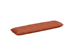 Coussin de dos, coussin de dossier rouge orange 180 x 50 cm tissu en velours côtelé cf55012