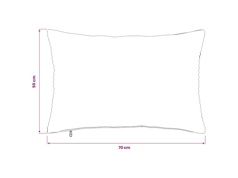 Lot de 2 housses de coussin heerlen jaune 50 x 70 cm velours côtelé cf49451 - Conforama E