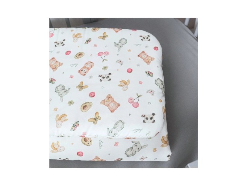  Couette bébé 120 × 90 cm - motif bonbons, blanc waldin DUVET-CANDYCUTE-WHITE-M - Conforama B
