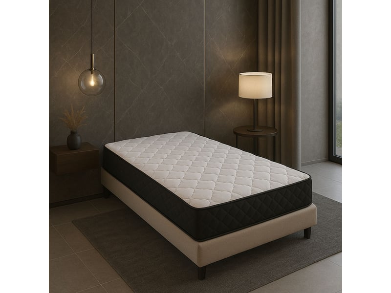 Lot de 2 matelas latex 80 kgm3 + aertech+ 35 kgm3 90x200 x 21 cm accueil moelleux soutien ferme - 7 zones de confort  - Conforama B