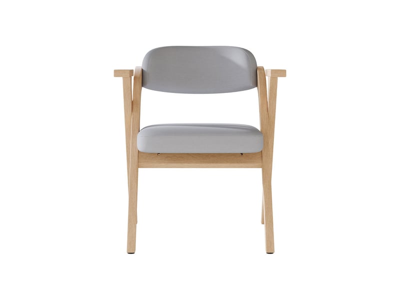  Ensemble table et chaises 6-8 pers, table extensible 160/200x90cm chêne, coins arrondis, 6 chaises pliantes bois massif/lin gris  - Conforama E