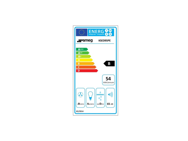  Hotte murale pyramidale 90 cm creme led 3 vitesses 7642407 - Conforama E