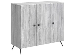 Buffet - bahut - meuble de rangement sonoma gris 89 x 34,5 x 80 cm bois d'ingénierie