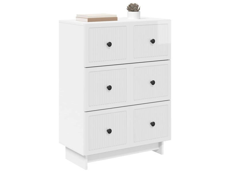  Armoire de rangement bureau, armoire à tiroirs 66 x 34,5 x 90 cm bois d'ingénierie shl4873  - Conforama C