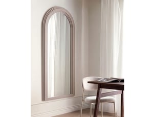 Miroir  à fixer coloris beige <strong></strong>  <strong></strong> - 0 cm x 75 cm