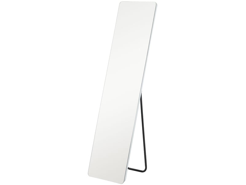  Miroir sur pied led 150 x 40 cm – transparent – 3 couleurs de lumière, variateur tactile et support métal  - Conforama A