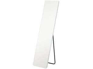 Miroir sur pied led 150 x 40 cm – transparent – 3 couleurs de lumière, variateur tactile et support métal