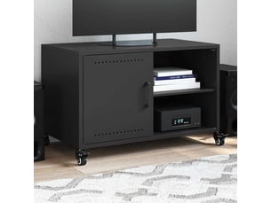 Meuble tv coloris noir 68 cm <strong></strong>  <strong></strong>