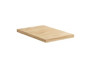 Plan vasque yoka – finition chêne clair, 30 cm