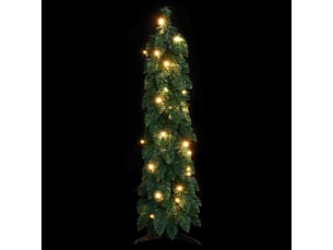 Sapin de noël, arbre de noël artificiel pré-éclairé avec 45 led 90 cm