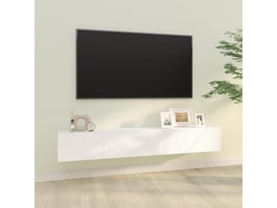 Meuble tv coloris blanc  <strong></strong>  <strong></strong>