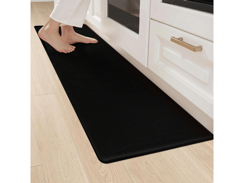  Tapis de cuisine antidérapant et imperméable pour cuisine, salle à manger, couloir, buanderie, noir - 45 cm x 120 cm FC-ZLS-03715ZLS - Conforama A