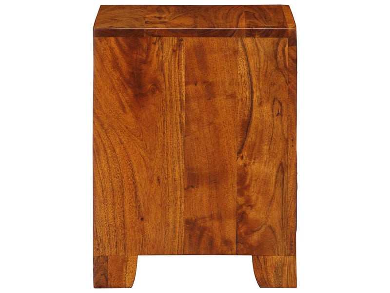  Table de chevet - cabinet de chevet - table de nuit 35x35x45 cm bois d'acacia massif  - Conforama B