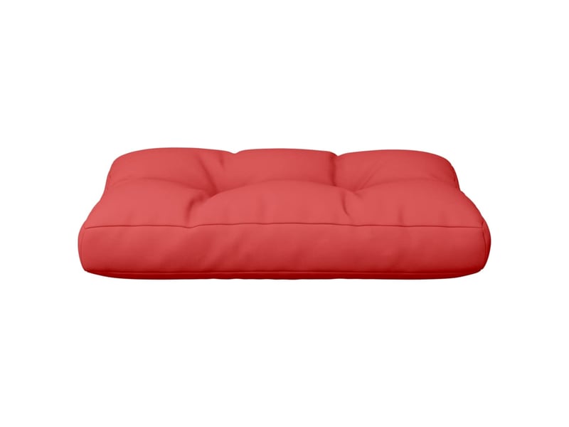  Coussin de palette, coussin de chaise, coussin de canapé rouge 60x40x12 cm tissu cf55441  - Conforama E