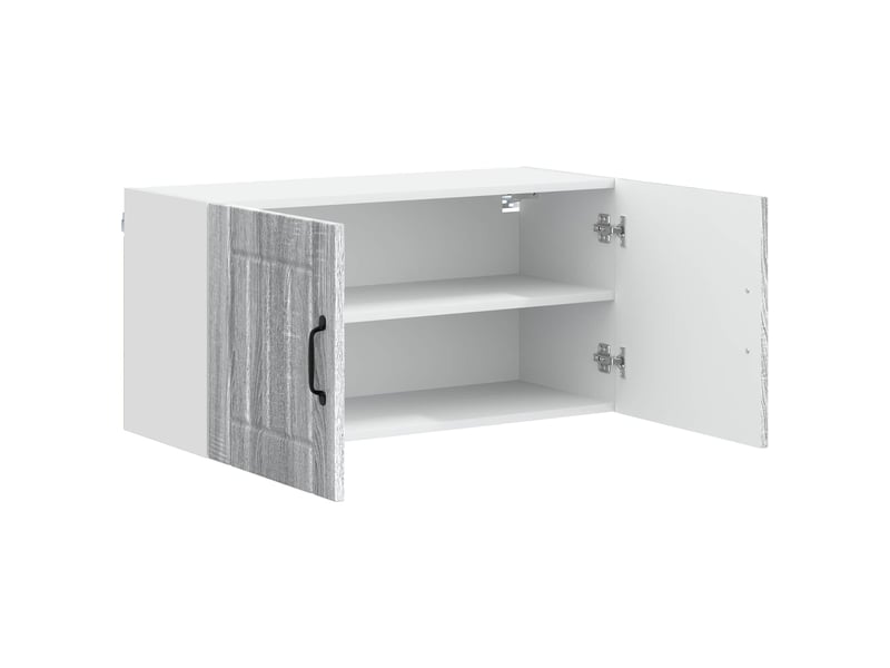  Meuble mural de cuisine, armoire de cuisine sonoma gris 80x31x40cm  - Conforama E