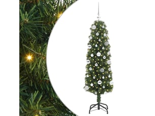 Sapin de noël artificiel, arbre de noël vert 150 cm pvc et acier et plastique shl448