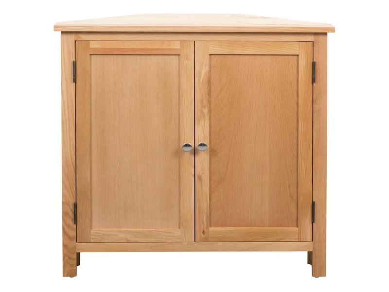  Armoire de rangement, armoire d'angle 80x33,5x78 cm bois de chêne massif  - Conforama A