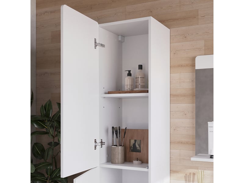 Vicco meubles bain, blanc haute brillanceblanc, 4 pièces  - Conforama E
