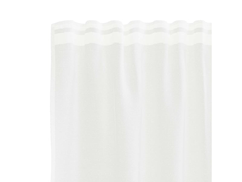  Rideau en dentelle, rideau ajouré, voilage blanc 220 x 750 cm polyester cf43731  - Conforama D