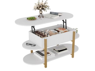 Table basse  coloris blanc BIYFSDS 