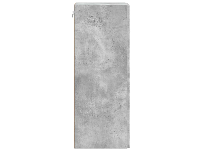  Armoire murale salon, meuble de rangement 33x34,5x90cm bois d'ingénierie gris béton shl340  - Conforama E