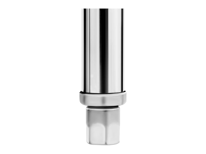  Étagère en acier inoxydable inox à poser de cuisine professionnelle 4 niveaux (dimensions : 120 x 40 x 180 cm, nombre de tablettes : 4, capacité de 200 kg) professionnel 14_0005189  - Conforama C