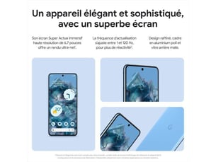 Smartphone pixel 8 pro 5g 128 go noir android 14
