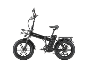 Vélo électrique pliant sinohon a20, pneus larges 20 po, 1050wh batterie, noir