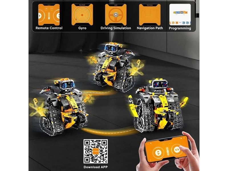  Robot technic rc 3 en 1 520 pieces avec telecommande 2,4 ghz et application ios  - Conforama D