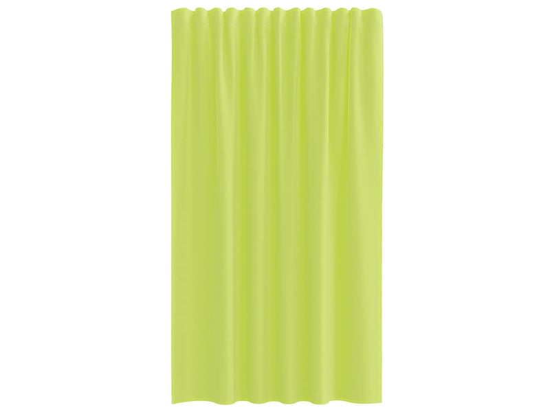  Lot de 2 rideaux en voile, voilages à œillets vert pomme cf44287  - Conforama D