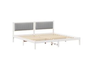 Lit 2 places 200x200 cm    coloris blanc