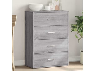 Buffet - bahut - meuble de rangement sonoma gris 60x31x84 cm bois d'ingénierie
