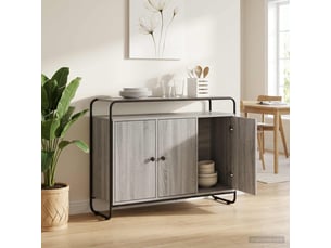 Buffet <strong></strong> <strong></strong> - 102 cm coloris gris
