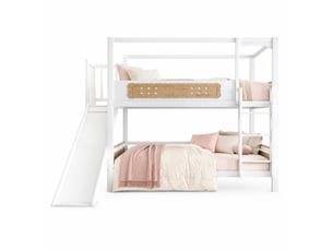 Lit superposé 2x90x200 cm <strong>HAUSS SPOLE</strong> <strong></strong> coloris bicolore