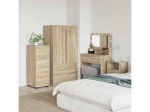 Commode 1 tiroir(s) <strong></strong> <strong></strong> coloris bois clair largeur 40 cm