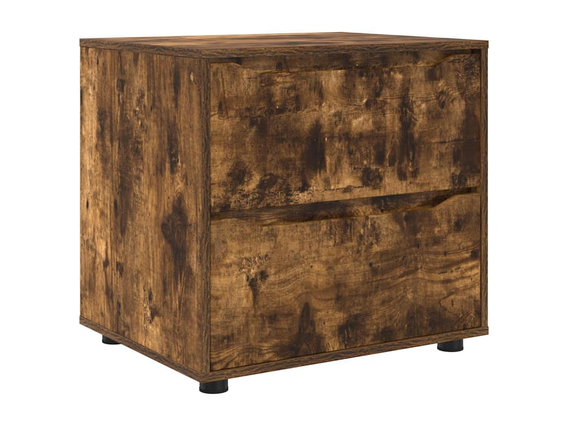  Armoire de rangement, commode de rangement 60 x 48 x 57 cm bois d'ingénierie shl2007  - Conforama A