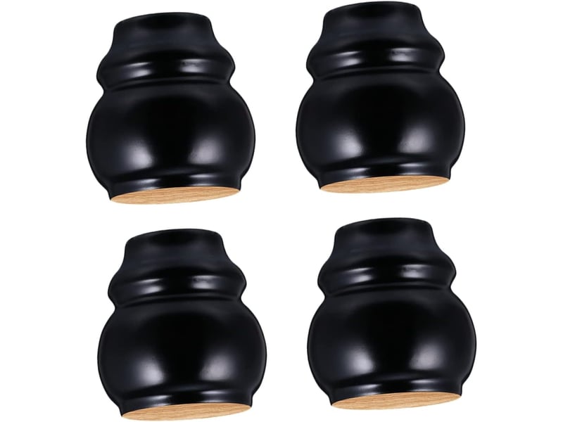  4pièces meuble bois de style moderne lot rechange pour tables basses et meubles de salon  - Conforama A