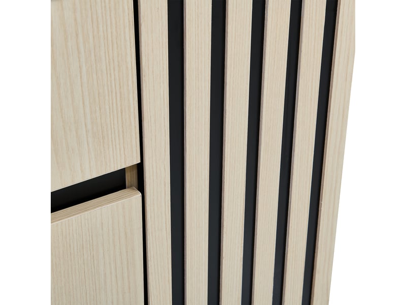  Meuble à chaussures 75x35x90 cm, capacité de rangement optimisée avec 2 portes et 1 tiroir, idéal pour couloir ou salon, design contemporain  - Conforama D