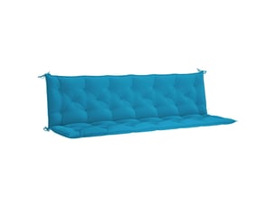 Coussin de banc de jardin, coussin d'assise bleu clair tissu oxford cf52682