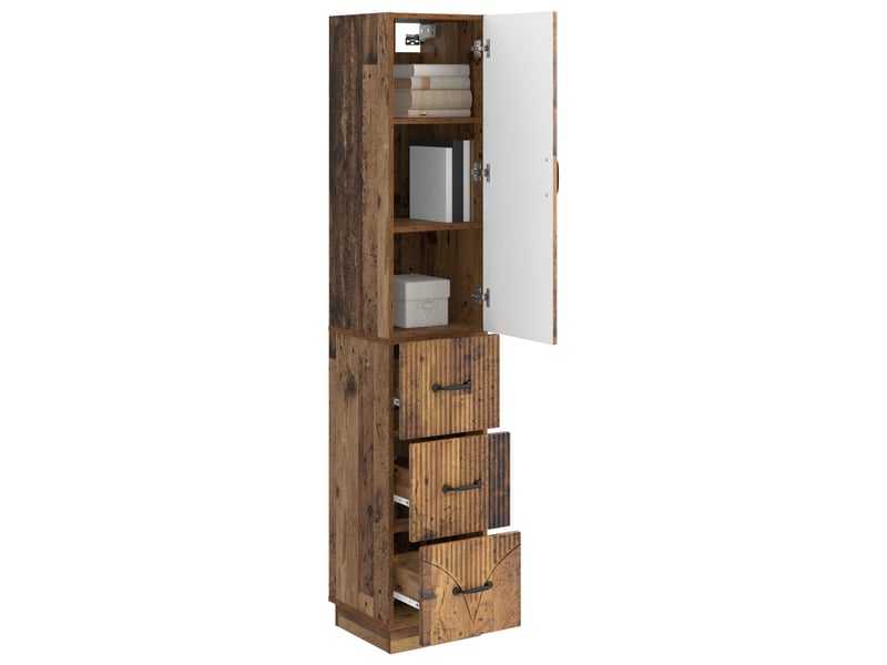 Ensemble de meubles 2 pcs, rangement de salon 33 x 34,5 x 87 cm bois d'ingénierie shl3867 - Conforama C