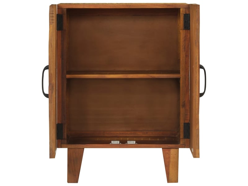  Buffet - bahut - meuble de rangement sculpté à la main 55x30x75 cm bois massif récupération  - Conforama C