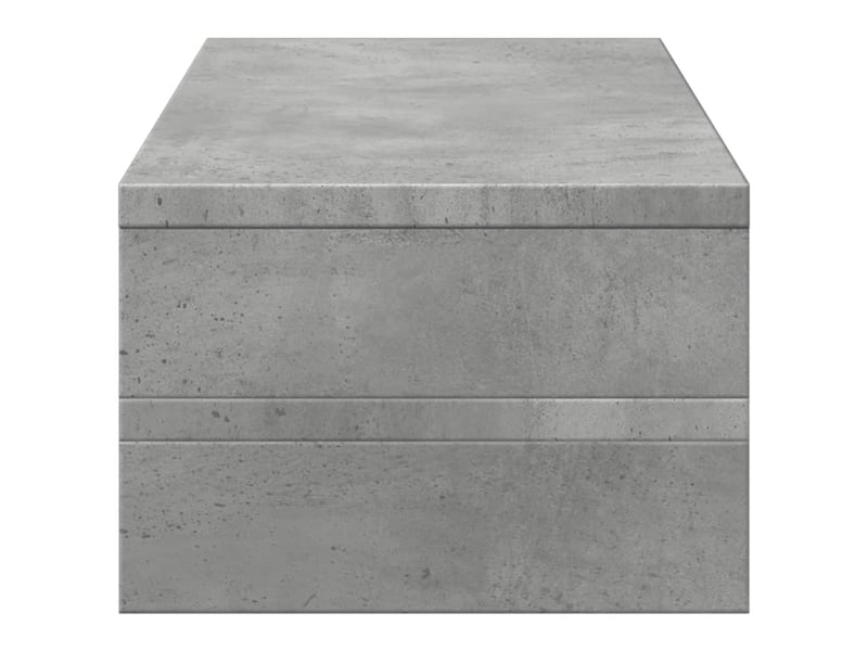  Support de moniteur table meuble bureau 54 x 22 x 15 cm bois d'ingénierie gris 02_0044891  - Conforama C
