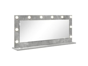 Miroir rectangulaire à fixer coloris gris <strong></strong>  <strong></strong> - 100 cm x 45 cm