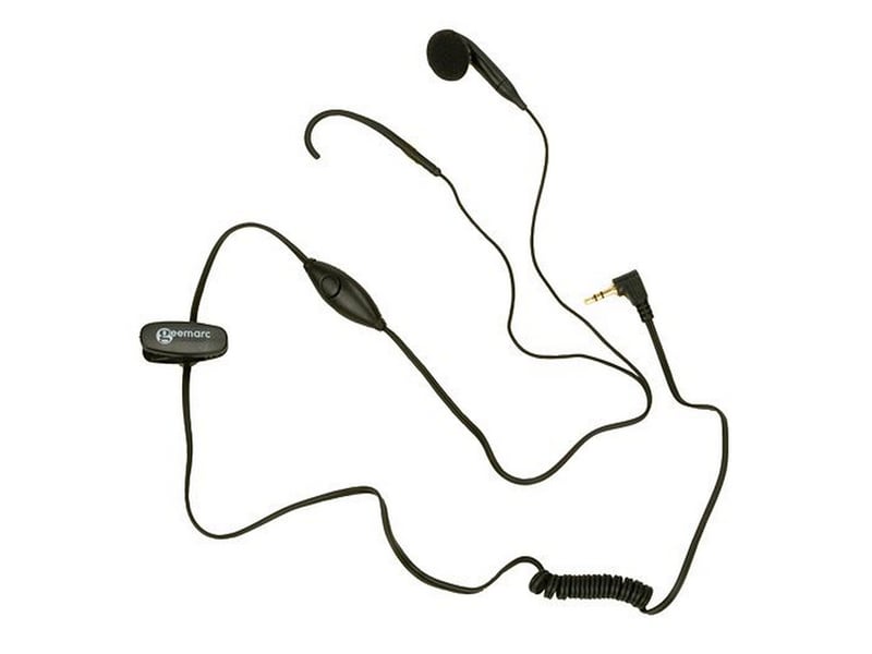 Oreillette d'induction pour senior avec écouteur et micro intégré jack 2.5mm geemarc noir CLHOOK5_BLK - Conforama B